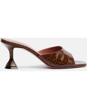 AMINA MUADDI Lupita Slipper 70 - Brown