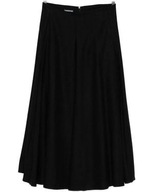 Susanne Bommer Cotton Midi Skirt - Black