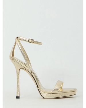 Jimmy Choo Moza 120 Platform Sandals - Metallic