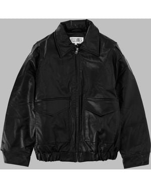 MM6 by Maison Margiela Giacca Biker - Black