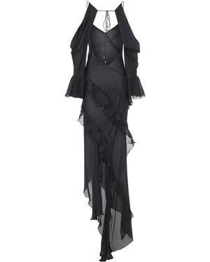 Roberto Cavalli Long Dress - Black