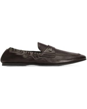 Dolce & Gabbana Dolce & Gabbana Calf Leather Moccasins - White