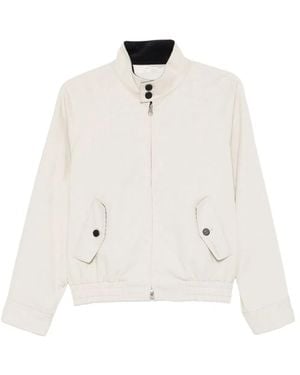 DUNST Cotton Blouson Jacket - White