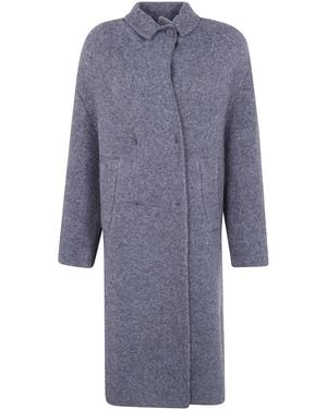 Boboutic "Bob's Coat" Double Breasted Coat - Blue