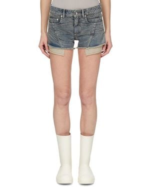 Rick Owens Lana Cut Offs Shorts - Blue