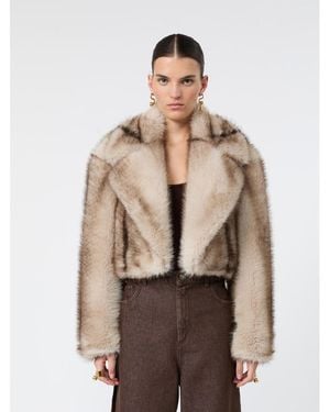 Max Mara "Quantum" Eco Fur - Brown