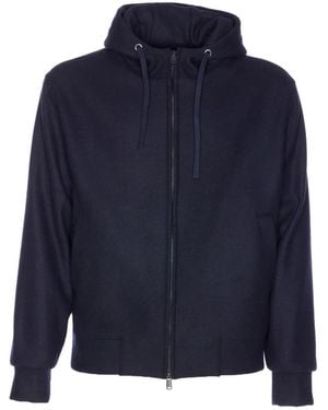 Circolo 1901 Zip Hooded Jacket - Blue