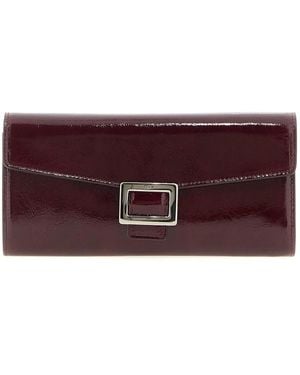 Roger Vivier 'Belle Vivier' Wallet On Chain - Purple
