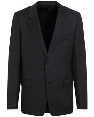 Lanvin Single Breasted Tailored Jacket - Black