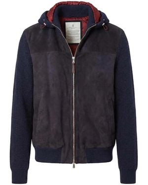 Brunello Cucinelli Bomber - Blue