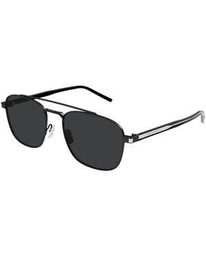 Saint Laurent Metal Sunglasses - Black