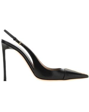 Tom Ford Shiny Kid Slingback - Black