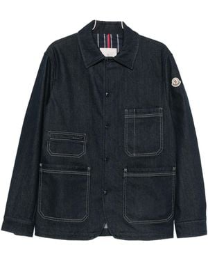 Moncler Haderu Denim Shirt Jacket - Blue