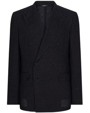 Dolce & Gabbana Dolce & Gabbana Double-Breasted Jacket - Black