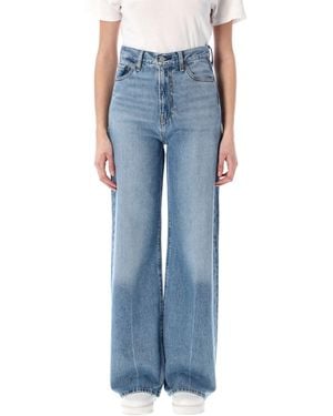 Levi's Ribcage High-Rise Wide-Leg Jeans - Blue