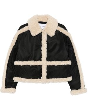 Stand Studio Annie Faux-Shearling Jacket - Black