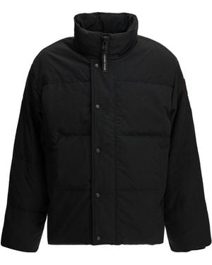 Canada Goose "Bayview" Short Down Jacket - Black
