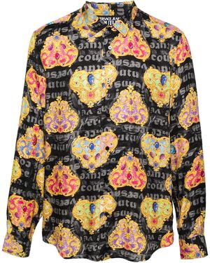 Versace Jeans Couture Viscose Clothing Shirts - Grey