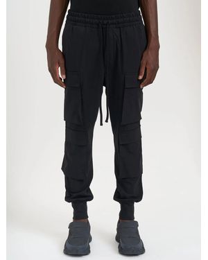 Thom Krom Cargo Jogger Trousers - Black