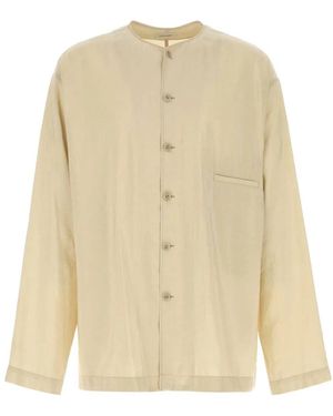Lemaire V-Neck Shirt - Natural