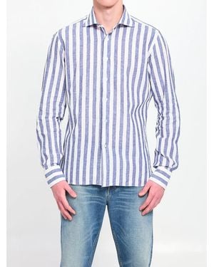 Borriello Striped Marechiaro Shirt - Blue