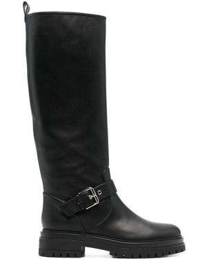 Gianvito Rossi Shoes Vitello Glove - Black