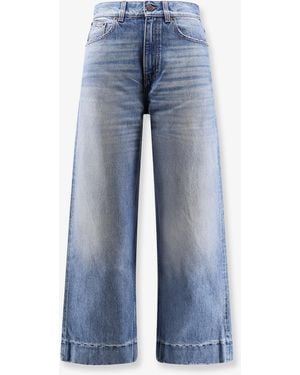 Chloé Stone-Washed Denim Jeans - Blue