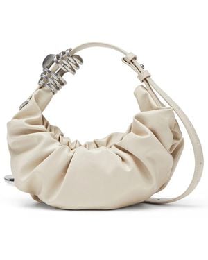 DIESEL Grab-D-Small Scruched Hobo Bag - Natural