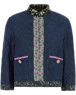 Valentino Chambray Blazer - Blue