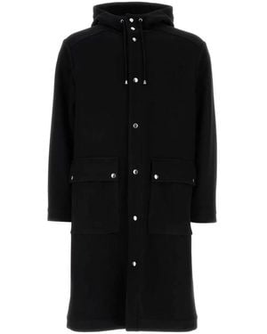Aspesi Wool Blend Parka - Black