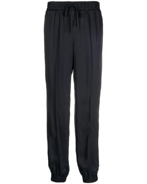 Jil Sander Drawstring Tapered Trousers - Black