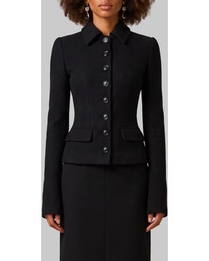 Dolce & Gabbana Dolce&Gabbana Single-Breasted Wool Jacket - Black
