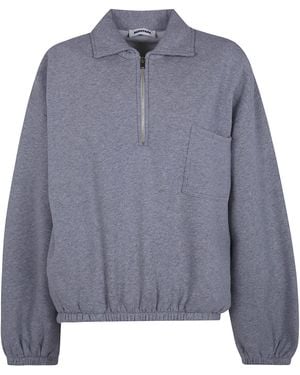 DARKPARK "Alva" Cropped Sweatshirt - Blue