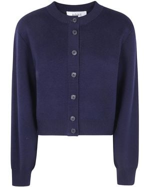 Rohe Statement Shoulder Cardigan - Blue