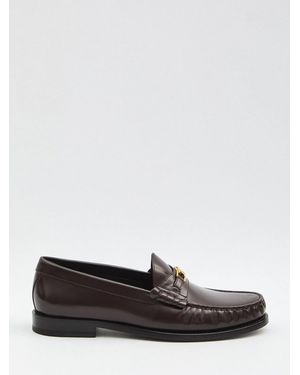Celine Moccasin Triomphe Luco - White