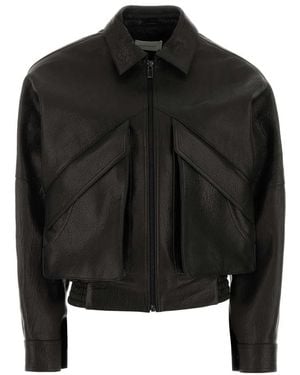 Magda Butrym Leather Jacket - Black
