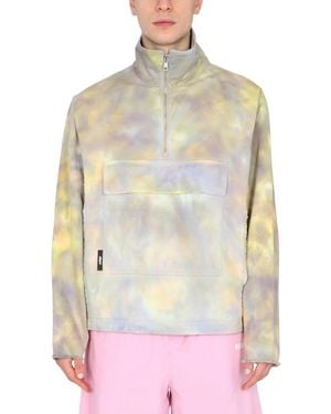 MSGM Printed Anorak Jacket - Purple