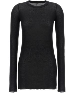 Rick Owens 'Rib Ls T' T-Shirt - Black