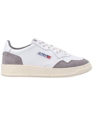 Autry Medalist And Trainers - White