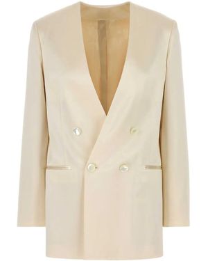 Alberta Ferretti Jacket - Natural