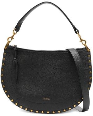Isabel Marant Oskan Soft Zip Shoulder Strap - Black