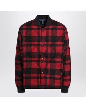 Polo Ralph Lauren And Quilted Check Bomber - Red