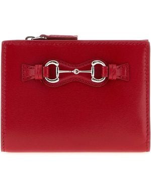 Gucci Leather Wallet - Red
