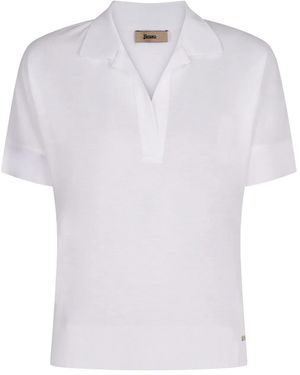 Herno Polo Mc Dot Logo - White