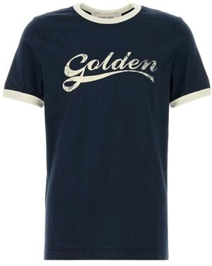 Golden Goose Crew Neck T-Shirt - Blue