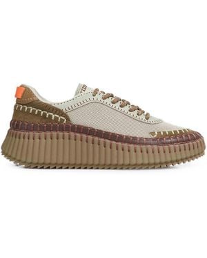 Chloé Armay Nama Sneakers - Green