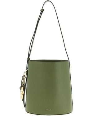 Furla 'Roxie' Small Bucket Bag - Green