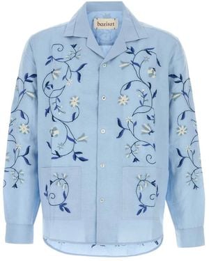 BAZISZT Lotus Shirt - Blue
