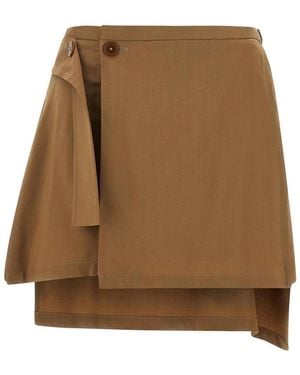 Vivienne Westwood Meghan Kilt Skirt - Brown