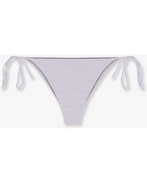 Mc2 Saint Barth Marielle Sangallo Lace Bikini Slip in White